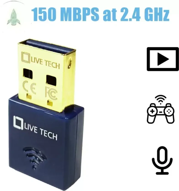 LIVETECH WIFI+ BLUETOOTH ADAPTER