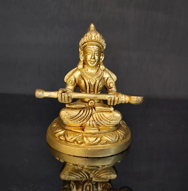 Brass Annapoorani - 0.46 g, 3.4 inch, 3 inch