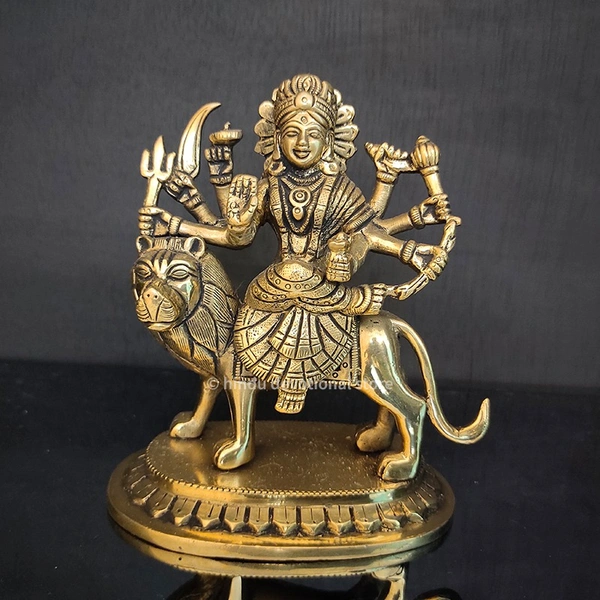 Brass Durgai - 1.14 kg, 6 inch, 5 inch