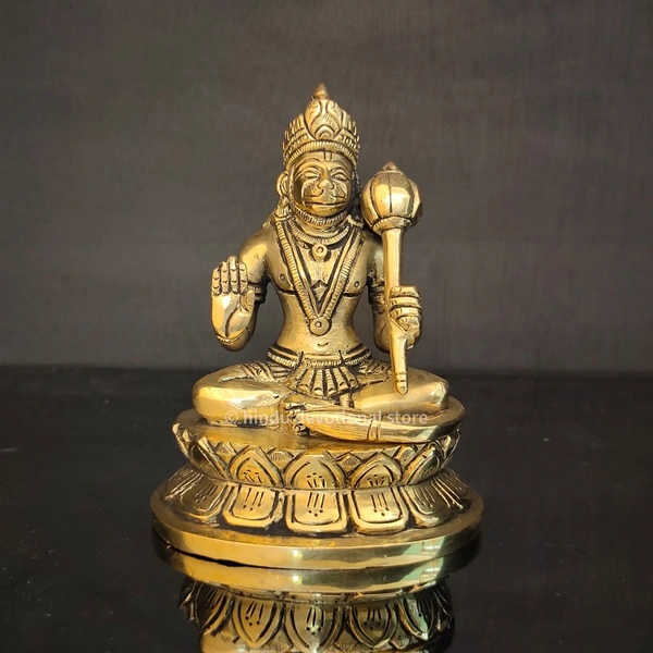 Brass Hanuman - 0.9 g, 5 inch, 4 inch