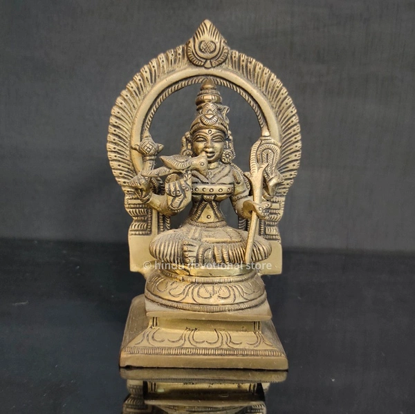Brass Kamatchi - 1.14 kg, 7 inch, 4 inch