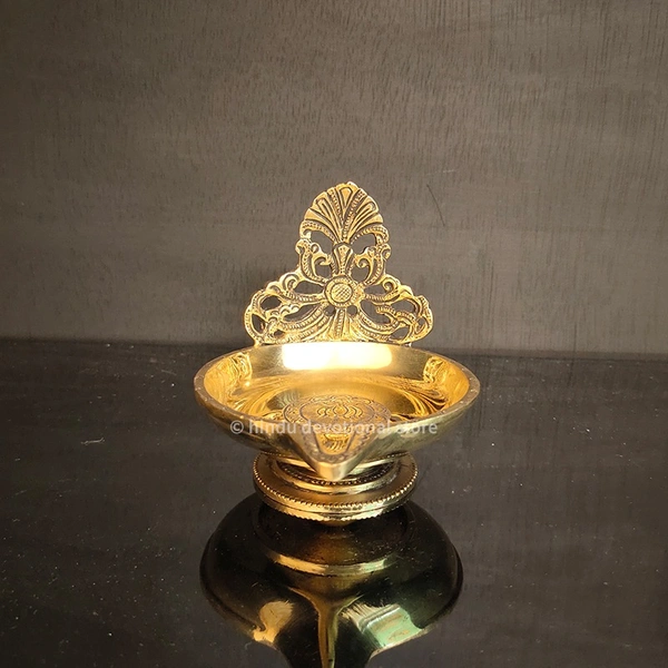 Brass Lotus Lamp
