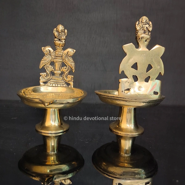 Brass Peacock Lamp - 0.38 g, 5 inch, 2 inch