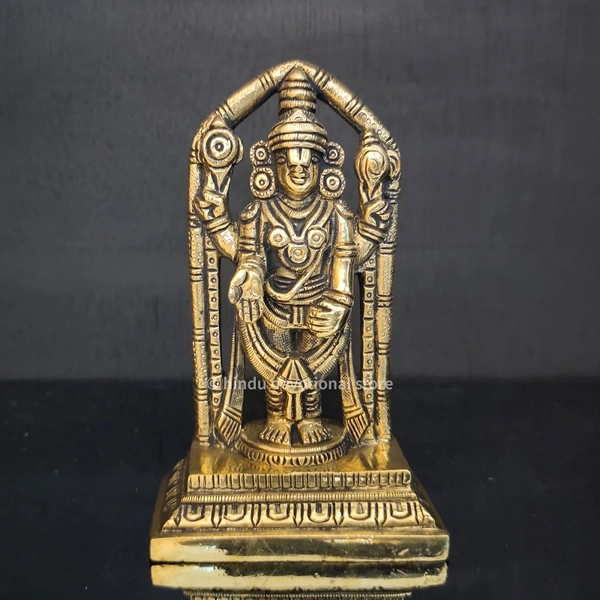 Brass Perumal - 0.78 g, 7 inch, 4 inch