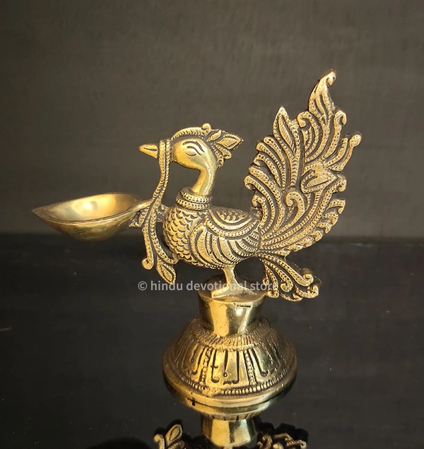 Peacock Lamp