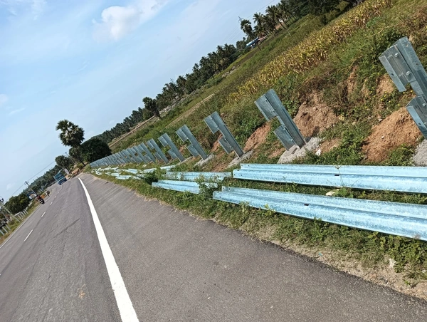 W-BEAM CRASH BARRIERS  - White