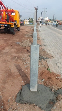 W-BEAM CRASH BARRIERS  - White