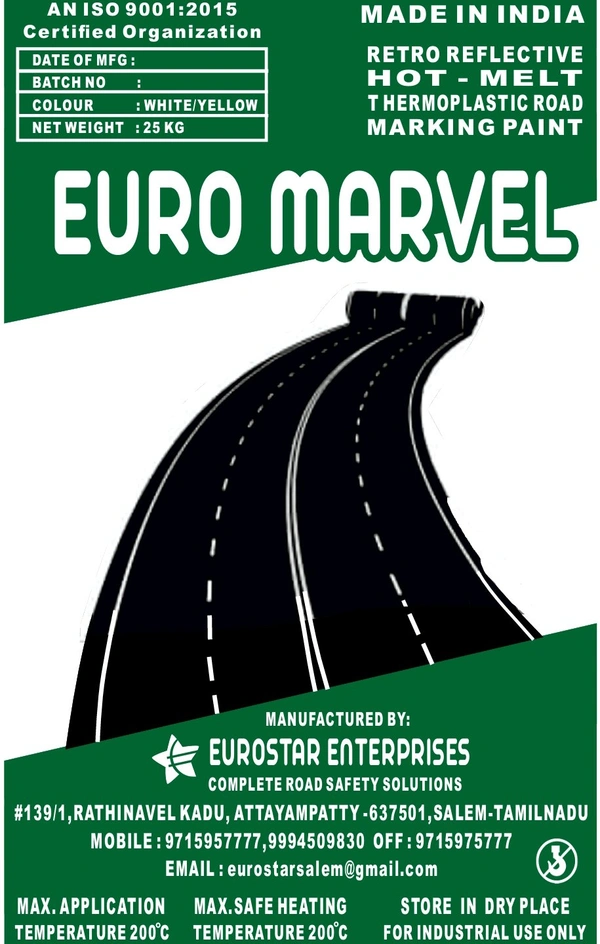 THERMOPLASTIC ROAD MARKING PAINT  - White