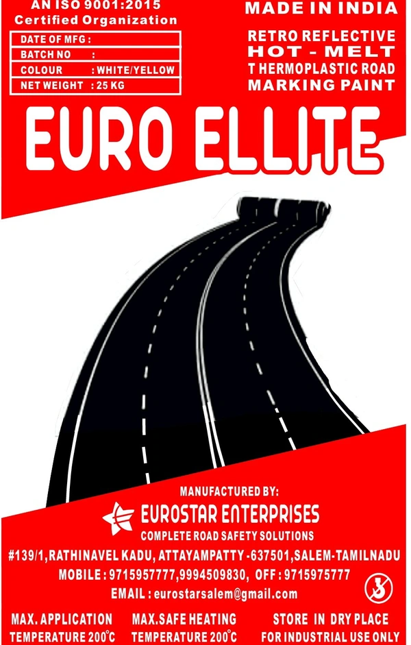 THERMOPLASTIC ROAD MARKING PAINT  - White