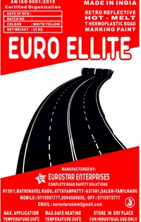THERMOPLASTIC ROAD MARKING PAINT  - Yellow