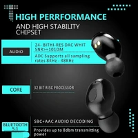 Boulton Wireless Earbuds  - Black, Free Size