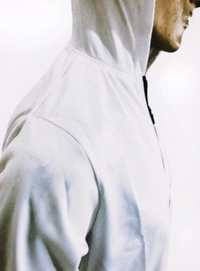 Winter Wear Jacket  - White, S