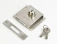 Sliding Cupboard Lock - Mercury, 22mm / 32 Mm