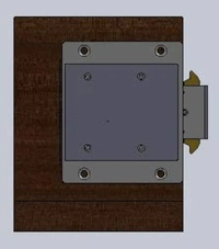 Sliding Cupboard Lock - Mercury, 22mm / 32 Mm