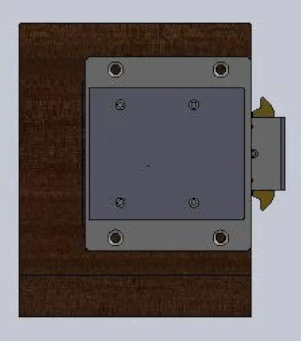 Sliding Cupboard Lock - Mercury, 22mm / 32 Mm