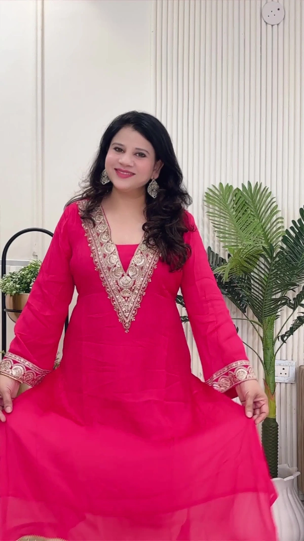 Hot Pink 2-Piece Chinon D.No.-114 - 44, Hot Pink