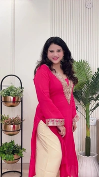 Hot Pink 2-Piece Chinon D.No.-114 - 44, Hot Pink