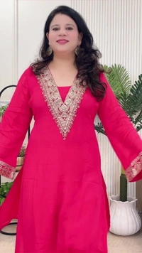 Hot Pink 2-Piece Chinon D.No.-114 - 44, Hot Pink