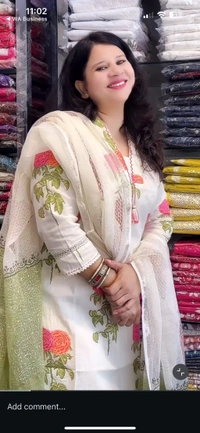 Off White 3-Piece Straight Suit Handloom Cotton Kota Doriya D.No.-670 - 50, Off White