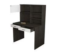 Study Table With Drawer Storage And Bookself With Rotatable Chair  - Black, 5ft Height 3ft Width
