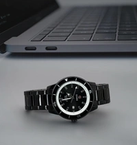 Rado  *Rado Captain Cook Quartz Cardan Vert bracelet Acier*