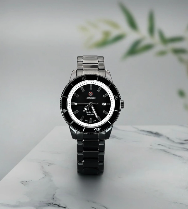 Rado  *Rado Captain Cook Quartz Cardan Vert bracelet Acier*