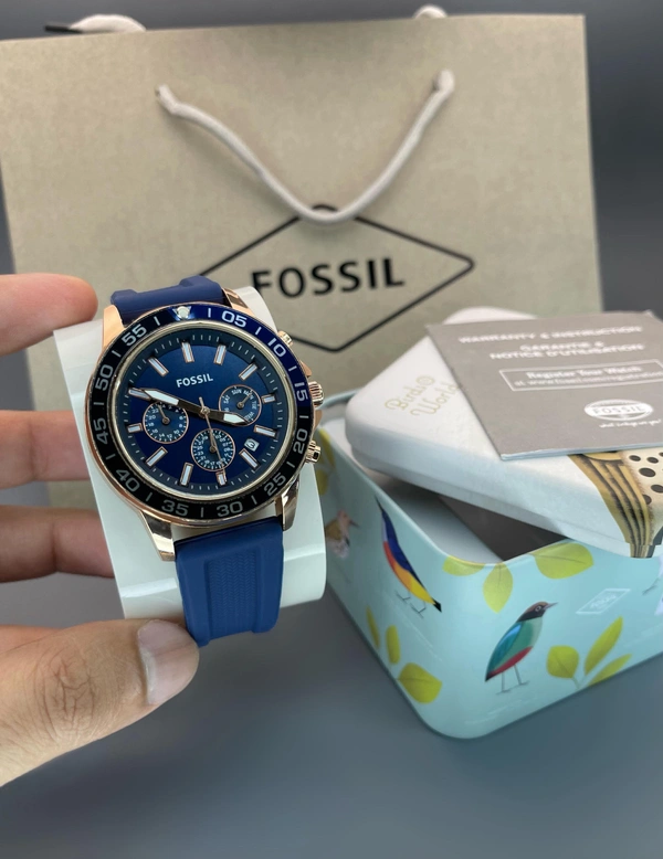 *NEW Fossil Bannon Multifunction Silicone Mens Watch (BQ)*