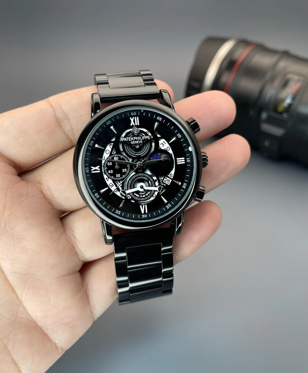 *Patek philippe Full Black. All working chronograph*