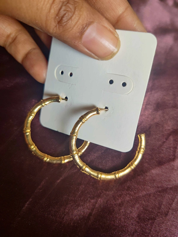 The Mid Size Hoop, Daily wear Earings 
