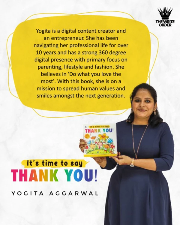 It's Time To Say Thank You Book - Yogita Aggarwal Gupta 