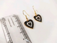 MyFirstLoveByYA Cute Heart Hanging Earings | Daily wear Earings. MFLN002D