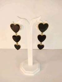 The heart shaped Party wear earings