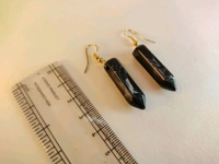 MyFirstLoveByYA Cute black color daily wear earrings MFLN007D
