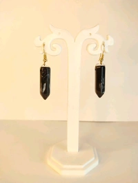 MyFirstLoveByYA Cute black color daily wear earrings MFLN007D