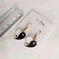 MyfirstlovebyYA Cute Heart shaped drop earings | Earings under 150 MFLN010D