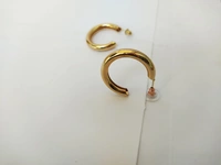 MyFirstLoveByYA Gold-Platted Hoop Earrings