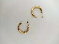 MyFirstLoveByYA Gold-Platted Hoop Earrings