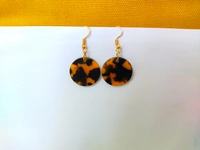 MyFirstLoveByYA Golden Brown Tortoise Dangle Earring MFLN013D