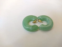 MyFirstLoveByYA Marble Acrylic Hoop Earrings MFLN015D