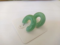 MyFirstLoveByYA Marble Acrylic Hoop Earrings MFLN015D