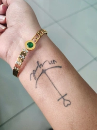 MyFirstLoveByYA Anti Tarnish - Bracelet - 18K Gold Plated - For Girls & Women - Water Proof MFLATB02D