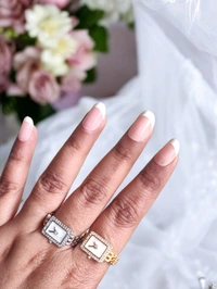MyFirstLoveByYA Anti Tarnish - Silver - Watch Style - Ring MFLATFR04D