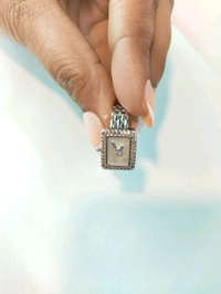 MyFirstLoveByYA Anti Tarnish - Silver - Watch Style - Ring MFLATFR04D