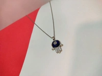 MyFirstLoveByYA  Anti Tarnish Chain - Silver Tone - Hand Pendant MFLATN04D