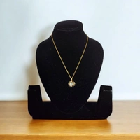 MyFirstLoveByYA Anti Tarnish Chain - 18K Gold Plated - Evil Eye Pendant MFLATN07D
