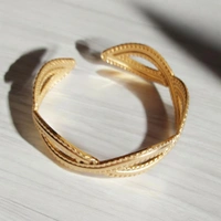 MyFirstLoveByYA Anti Tarnish - Bracelet - 18K Gold Plated - Water Proof - Sweat Proof MFLATB09D