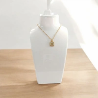 MyFirstLoveByYA Anti Tarnish - Chain - 18K Gold Plated - Butterfly Pendant - Water Proof  MFLATN12D