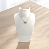 MyFirstLoveByYA Anti Tarnish Chain - 18K Gold Plated - Bauble Cluster - Water Proof   MFLATN17D