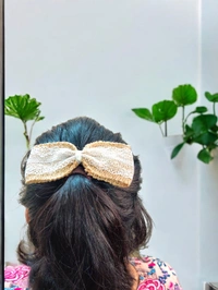 MyFirstLoveByYA Premium Handmade  Jute hair bows   - Cameo