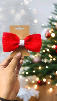 MyFirstLoveByYA Christmas Special combo For hair bows With Alligator Clips 